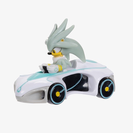 Sonic speelfiguren met racewagens