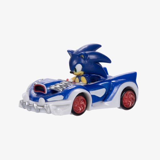 Sonic speelfiguren met racewagens
