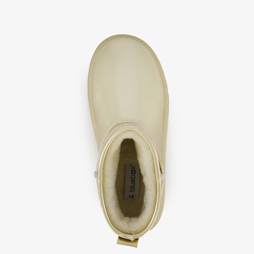 Gevoerde meisjes boots metallic goud