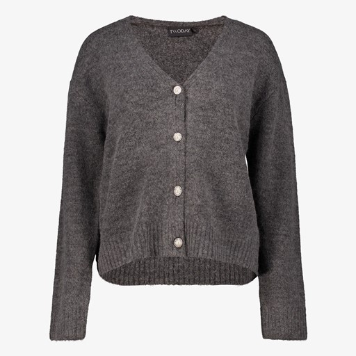 Dames vest met sierlijke knopen