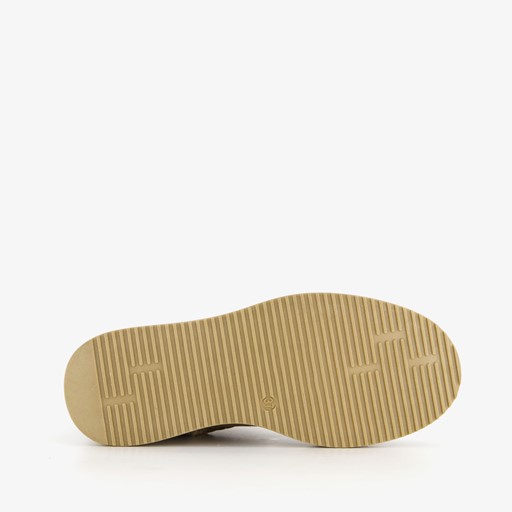 Gevoerde dames boots beige