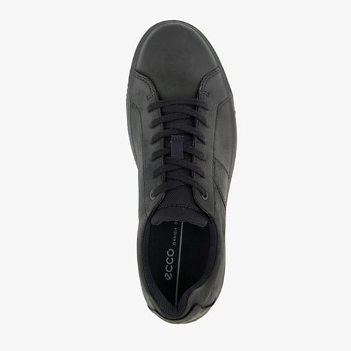ECCO Byway leren heren sneakers zwart