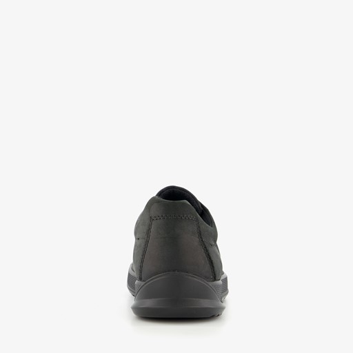ECCO Byway leren heren sneakers zwart