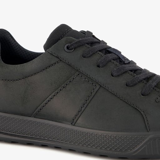 ECCO Byway leren heren sneakers zwart