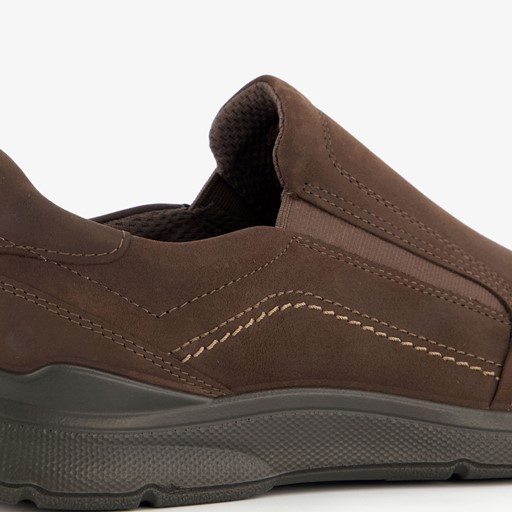 ECCO Irving leren heren instappers bruin