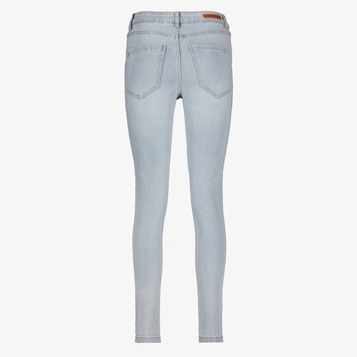 Dames skinny jeans lichtblauw
