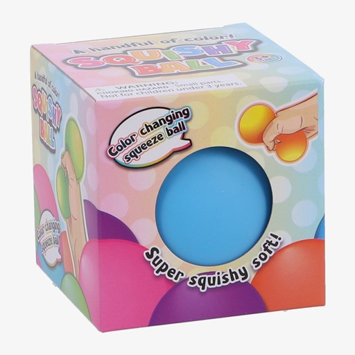 Verkleurende Fidget knijpbal