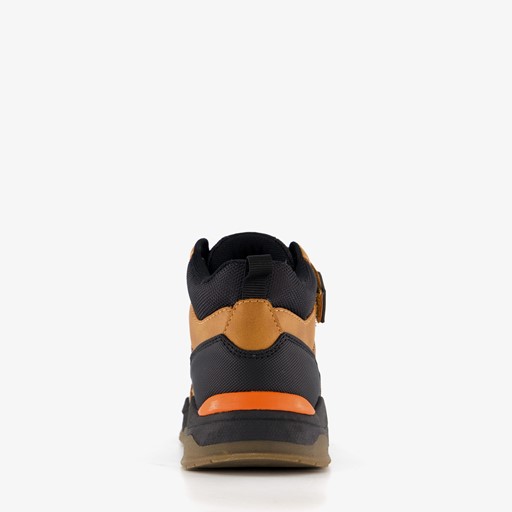 Hoge jongens sneakers camel bruin