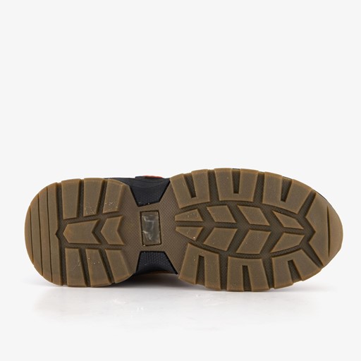 Hoge jongens sneakers camel bruin