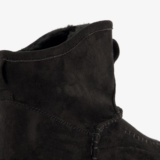 Gevoerde dames boots zwart