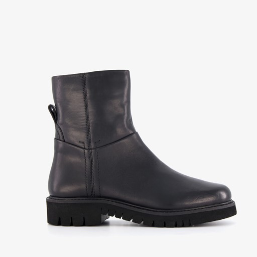 Leren dames boots zwart