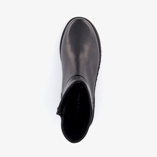 Leren dames boots zwart