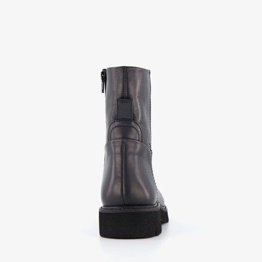 Leren dames boots zwart
