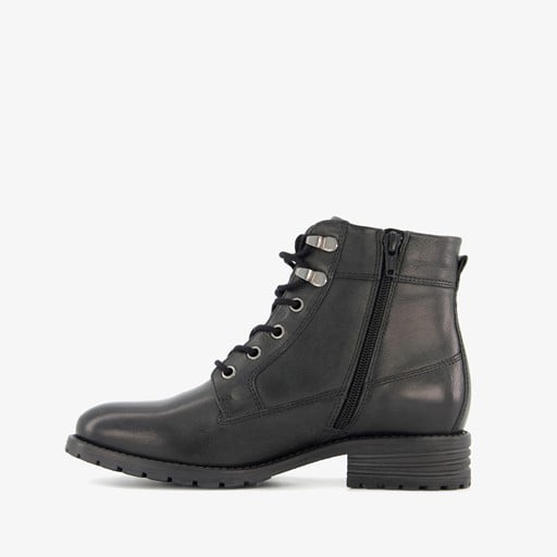 Leren dames veterlaarsjes