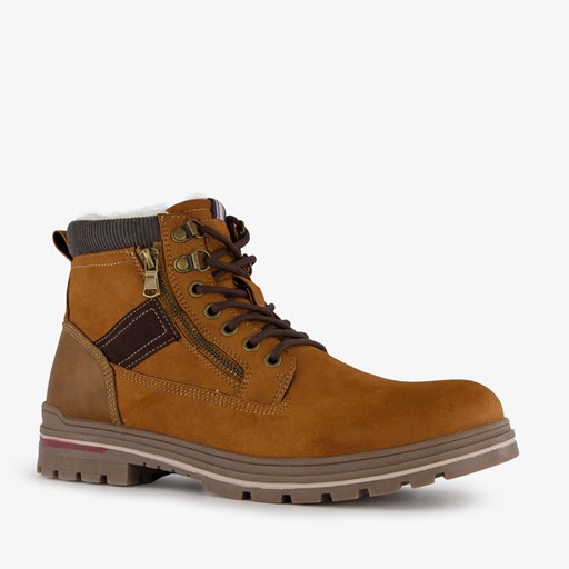 Heren veterboots bruin