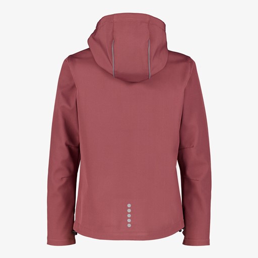 Kinder outdoor softshell jas roze