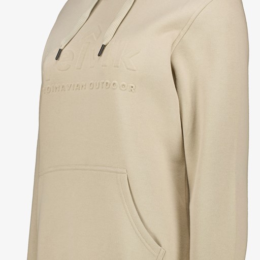 Dames hoodie beige