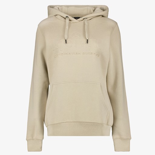 Dames hoodie beige