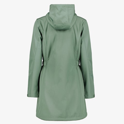 Dames parka softshell jas groen