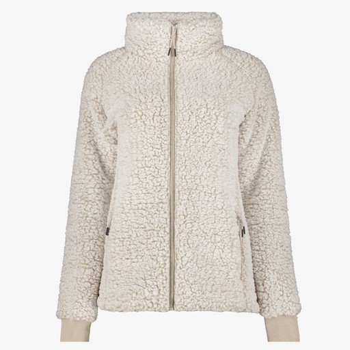 Dames fleece vest beige
