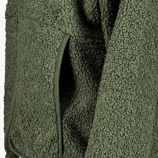 Dames outdoor fleece vest groen