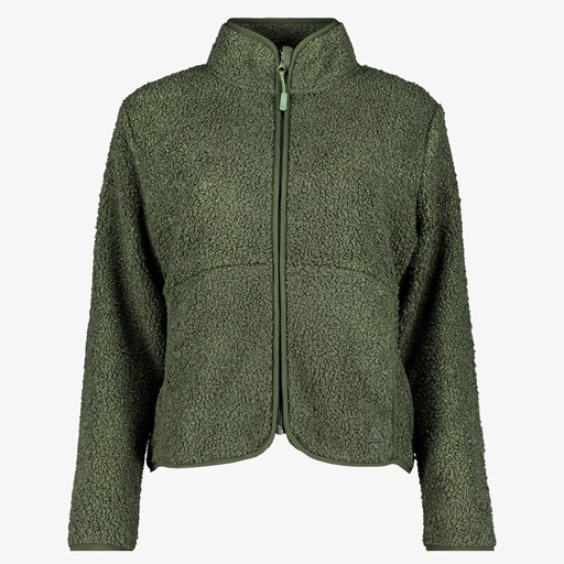 Dames outdoor fleece vest groen