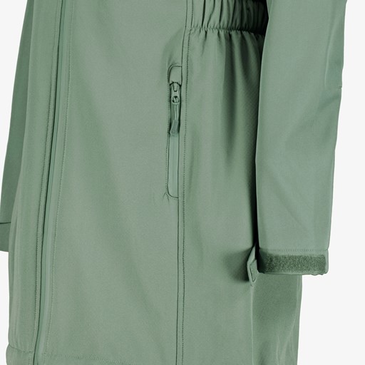 Dames parka softshell jas groen