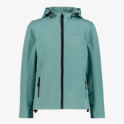 Kinder softshell jas groen