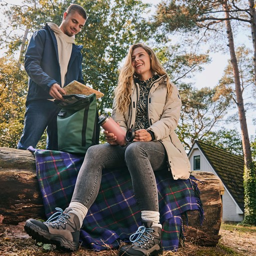 Dames parka winterjas waterafstotend beige