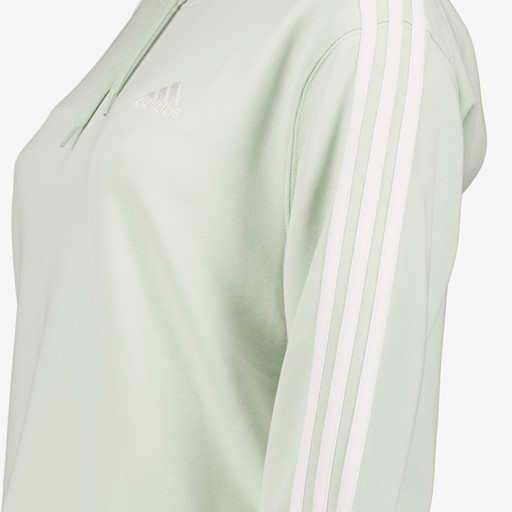 Essentials 3-Stripes Crop dames hoodie mint