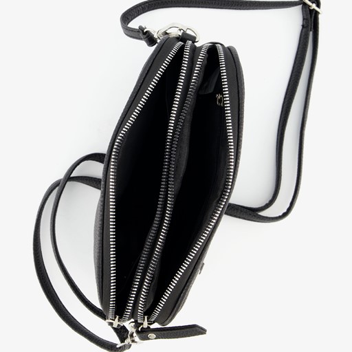 Dames schoudertasje zwart