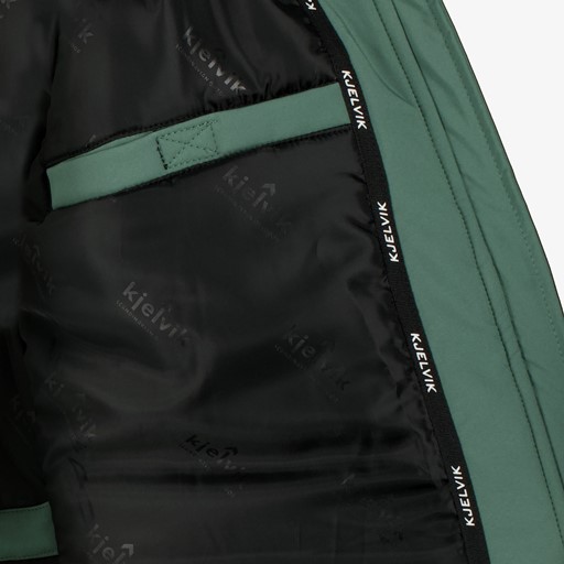 Dames softshell parka jas groen