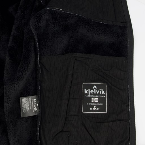 Gevoerd heren outdoor vest grijs