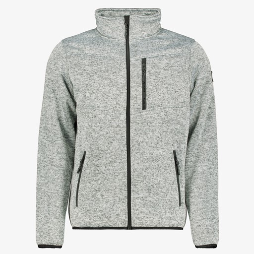 Gevoerd heren outdoor vest grijs