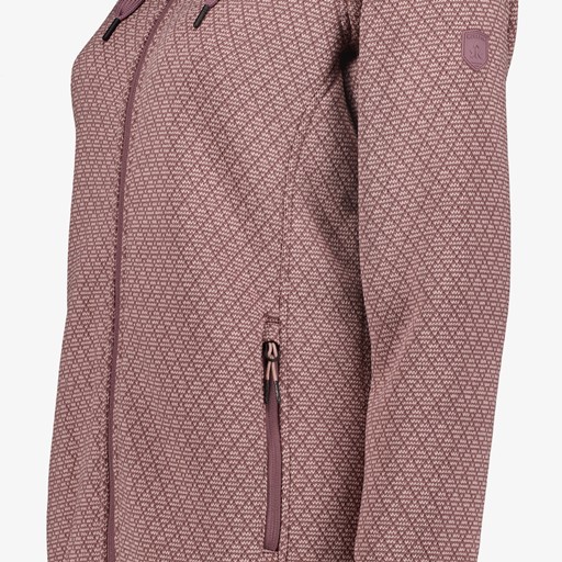 Gevoerd dames outdoor vest roze