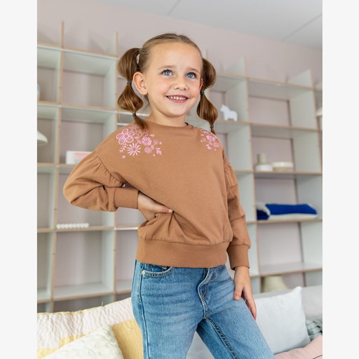 Meisjes sweaters bruin