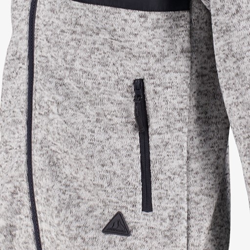 Kinder outdoor fleece vest grijs