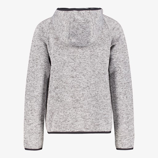Kinder outdoor fleece vest grijs