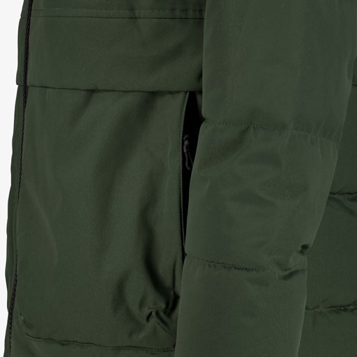 Gewatteerde heren outdoor jas groen