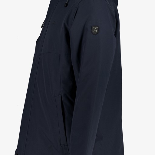 Heren outdoor jas waterafstotend blauw