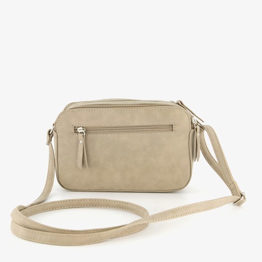 Dames schoudertas beige