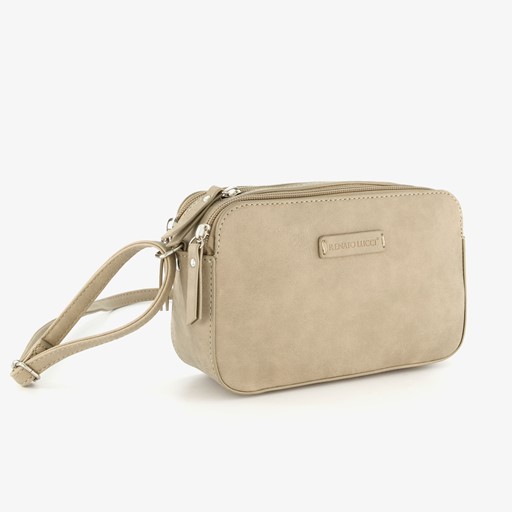Dames schoudertas beige