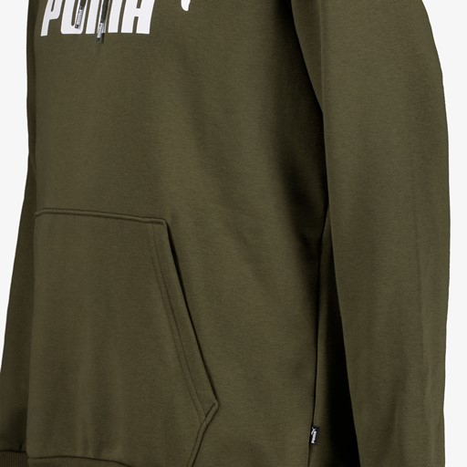 Essentials Big Logo heren hoodie donkergroen