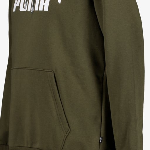 Essentials Big Logo heren hoodie donkergroen