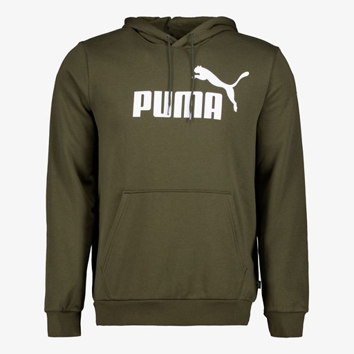 Essentials Big Logo heren hoodie donkergroen