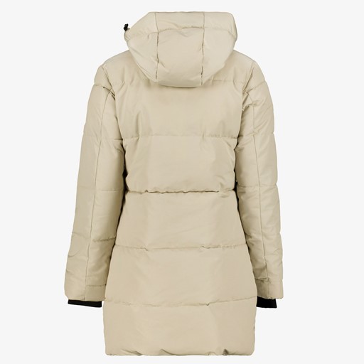 Dames parka winterjas waterafstotend beige