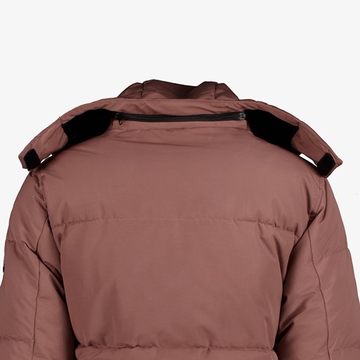 Dames parka winterjas waterafstotend roze