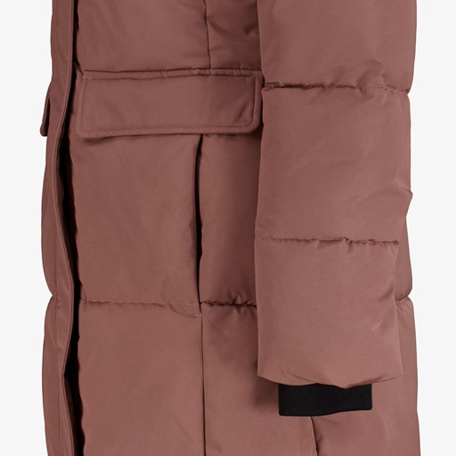 Dames parka winterjas waterafstotend roze