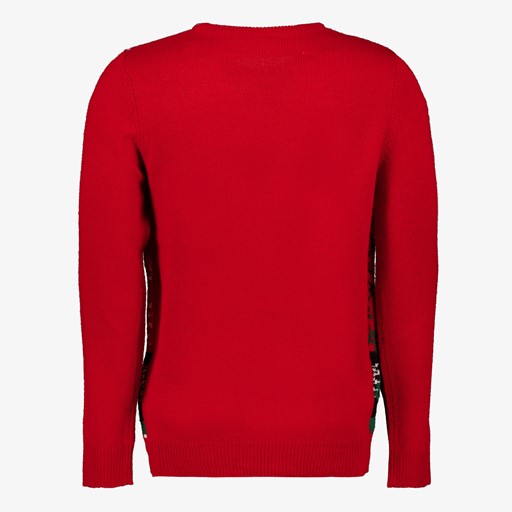 Heren kersttrui Rudolf rood