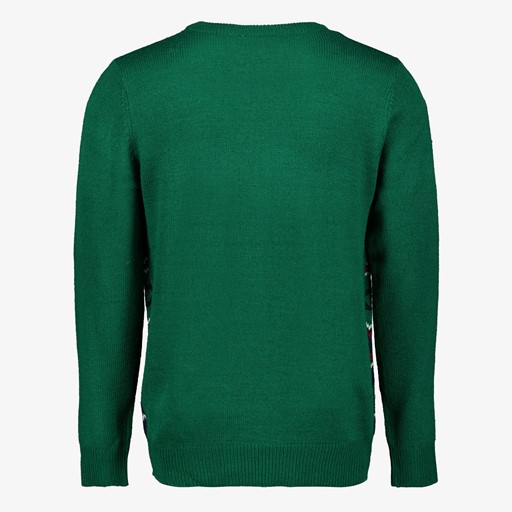 Heren kersttrui groen